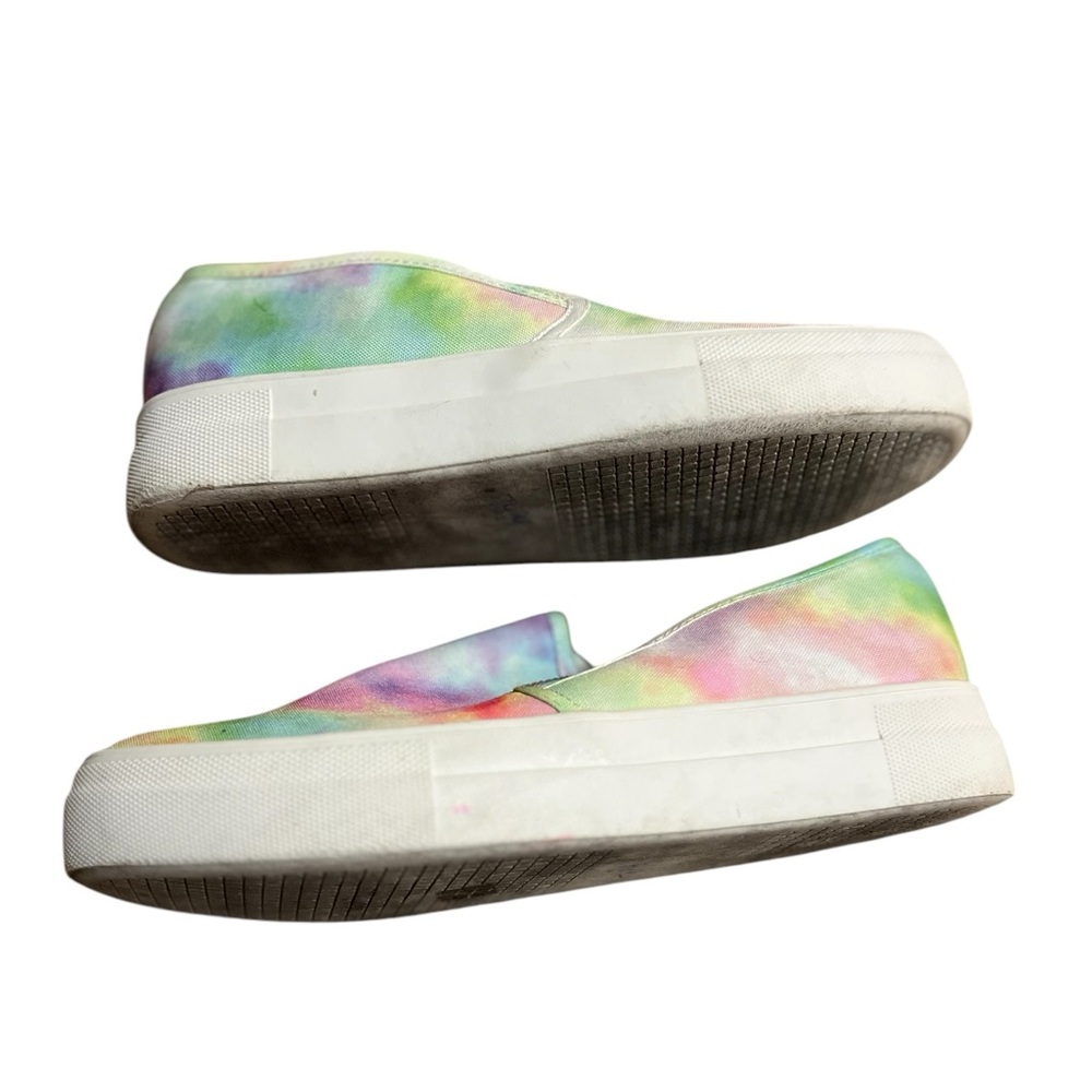 Steve Madden Toshe women's size 7.5 medium Colorful Tie-Dye Slip-On Sneakers - Picture 2 of 5
